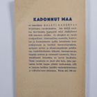 Kalevi Kanerva : Kadonnut maa : Runoja - pikkukuva 2