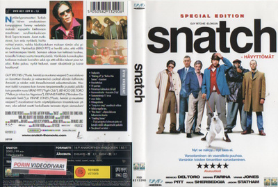 Snatch-Hävyttömät (4 729) K -FI- DVD suomik. brad pitt 2000