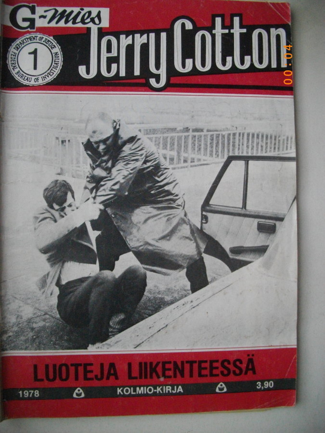 Jerry Cotton Nro 1/1978: Luoteja liikenteessä (25.2)