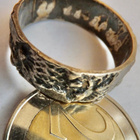 VANHA Sormus Hopeaa 925 Design ISO Koko 23 mm 1977 - pikkukuva 1