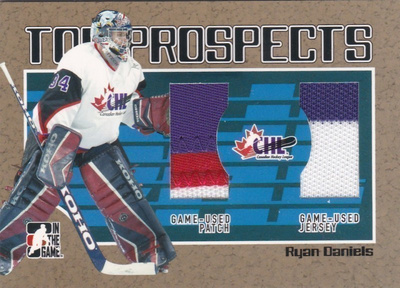 R.Daniels 06/07 ITG Heroes & Prospects #TP-13 JerseyPatch Go