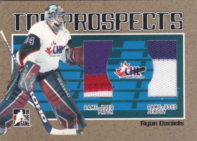 R.Daniels 06/07 ITG Heroes & Prospects #TP-13 JerseyPatch Go