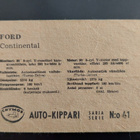 Chymos Auto-Kippari #  41 Ford Continental - pikkukuva 2