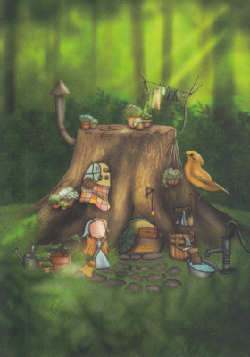 Kevätsiivous / Ila Illustrations