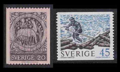Ruotsi 665 ** Maalaus tallipoika Staffan (1970)
