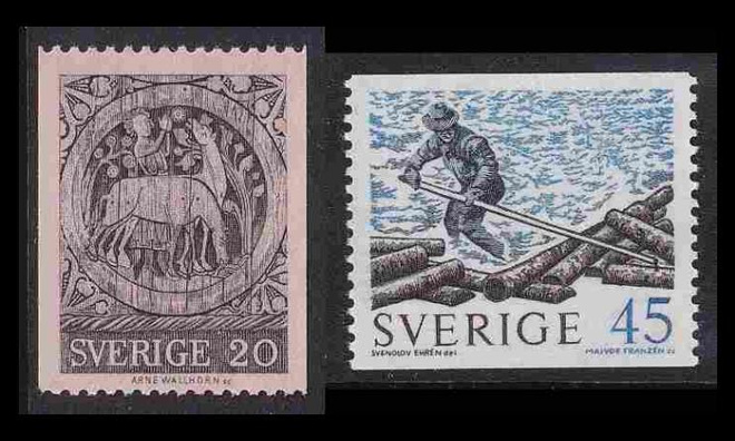 Ruotsi 665 ** Maalaus tallipoika Staffan (1970)