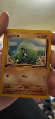 Larvitar (NDI 57) Neo Discovery 1st Edition Pokemon CCG card