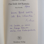 Michael Kruger : Das Ende des Romans : eine Novelle (teki... - pikkukuva 3