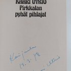 Kaari Utrio : Pirkkalan pyhät pihlajat (signeerattu, teki... - pikkukuva 2