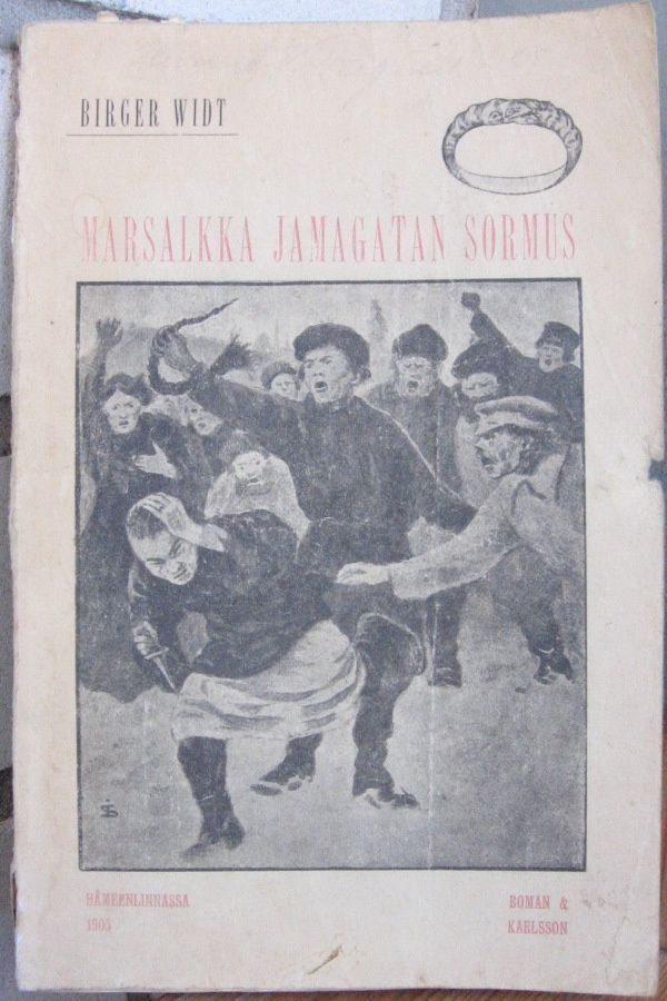 Birger Widt: Marsalkka Jamagatan sormus. Sotakertomus. 108 s