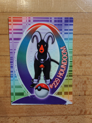 Pokemon TOPPS tarrakortti Houndoom
