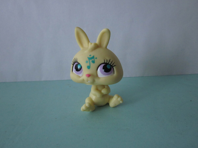 Littlest Pet Shop figuuri, keltainen pupu