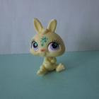 Littlest Pet Shop figuuri, keltainen pupu - pikkukuva 1