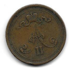 Suomen suuriruhtinaskunta, 10 penniä 1876 - pikkukuva 2