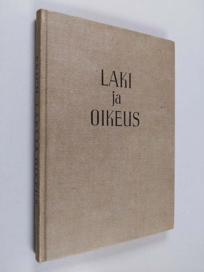 Mikko V. Erich : Laki ja oikeus