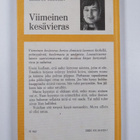 Leena Krohn : Viimeinen kesävieras : kertomuksia ihmisten... - pikkukuva 2