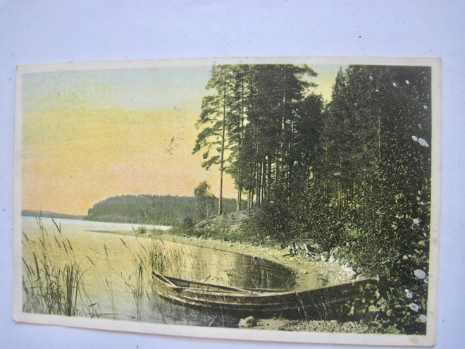 VANHA Postikortti Punkaharju 1916 Venäjän Sensuuri