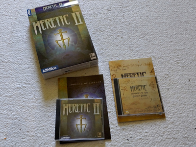 Heretic II BIG BOX + Heretic: Shadow of the Serpent Riders