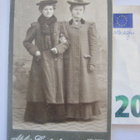 VANHA CDV Valkuva KOMEAT Naiset Kiva Asu Hattu Helsinki 1900 - pikkukuva 1
