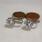 Hopea Swarovski Aretes OrO Cristal korvakorut - pikkukuva 2
