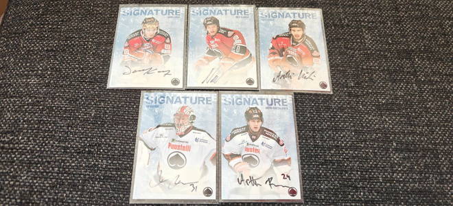 2016-17 Carset Ässät signature