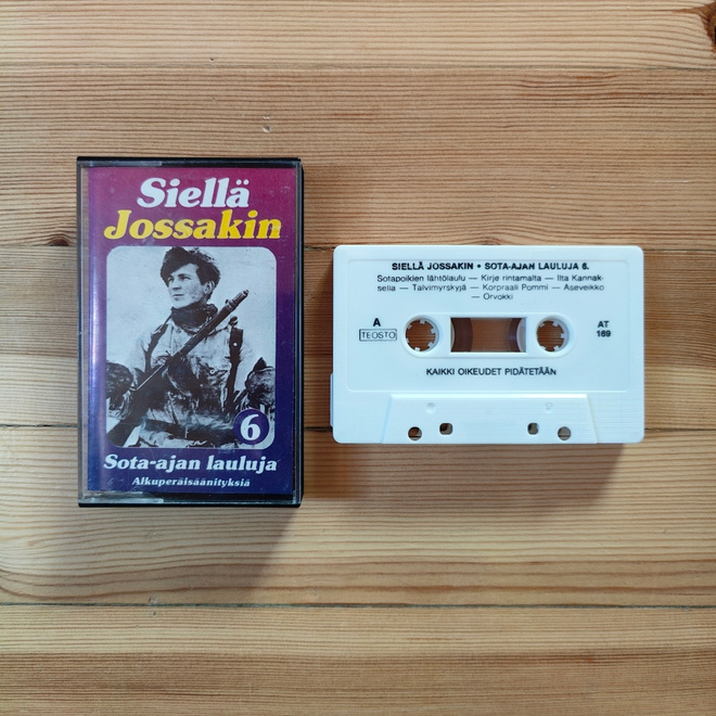 Siellä Jossakin, Sota-ajan Lauluja 6 c-kasetti