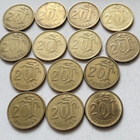 20 mk v. 1952-1962, yht 14 kolikkoa, circ - pikkukuva 1