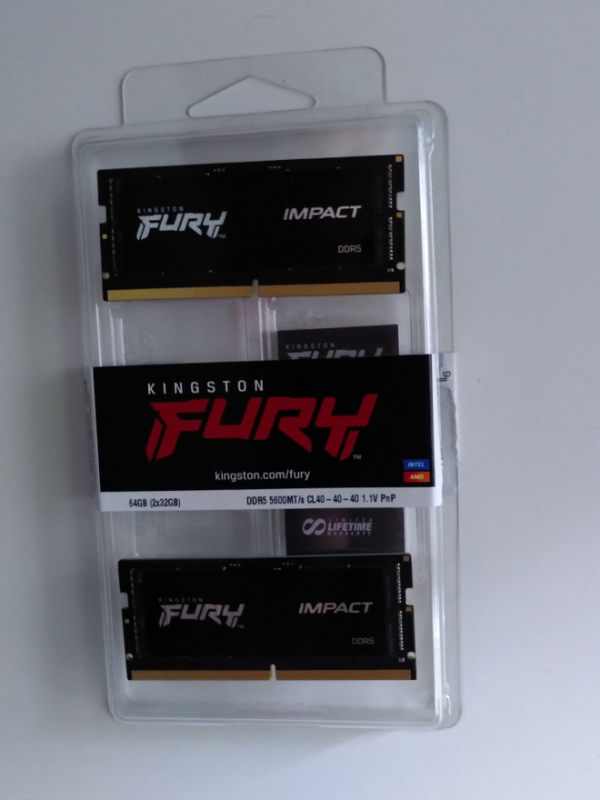 Kingston Fury Impact DDR5 SO-DIMM 5600MHz CL40