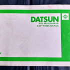 DATSUN N10 mallisarja käyttöohjekirja 1980 Cherry Sunny 1980 - pikkukuva 1