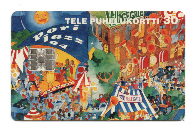Puhelinkortti PORI JAZZ 16-24.7.1994