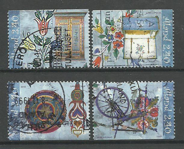 ÅLAND kansantaidetta sarja 1999, LaPe 151-154 o