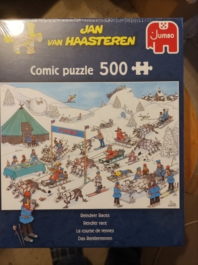 Jan van Haasteren palapeli Reindeer Races  500 palaa