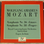 Mozart Symphonien No.36 Linzer & No. 38 Prager • Eugen J. CD - pikkukuva 1
