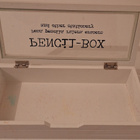 Puinen rasia lasikannella Pencil-Box - pikkukuva 2