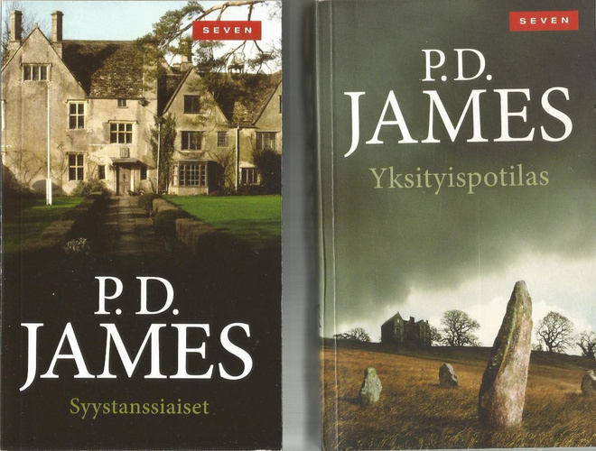 P.D. JAMES <> dekkareita  - valitse omasi!