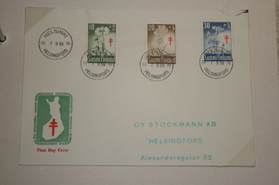 FDC kuori 7.9.1959 tuberkuloosi
