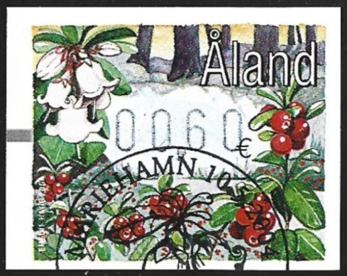Åland 2004 Puolukka FRAMA 0,60 € epl LaPe ATM Å 16
