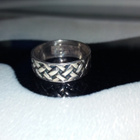 E.granit hopea sormus 916H P7 sterling Finland - pikkukuva 5