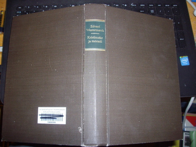 Westermarck : Kristinusko ja moraali ( 1 p. 1984 ) Sis.pk:t