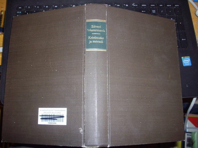 Westermarck : Kristinusko ja moraali ( 1 p. 1984 ) Sis.pk:t