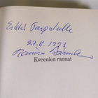 Raimo Bärman : Kveenien rannat (signeerattu) - pikkukuva 3