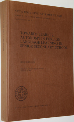 Irma Huttunen : Towards learner autonomy in foreign langu...