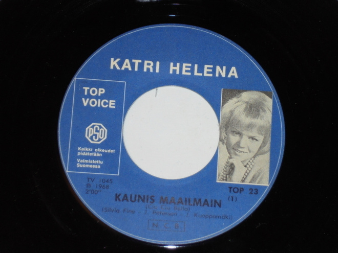 7" KATRI HELENA - Kaunis Maailmain - single 1968 vg++