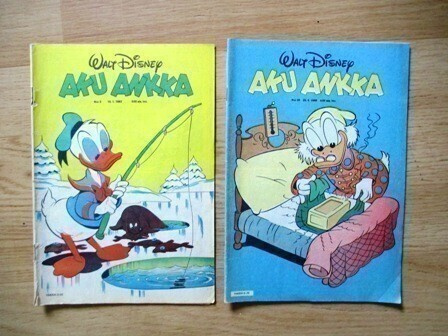 Aku Ankka-lehtiä 1,00€ kpl