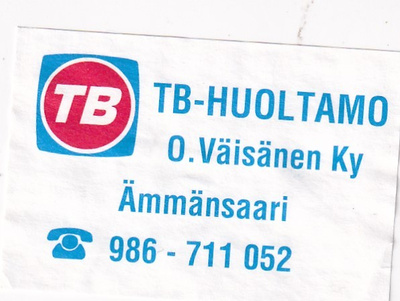 Ämmänsaari, TB - huoltamo O. Väisänen Ky 2/7