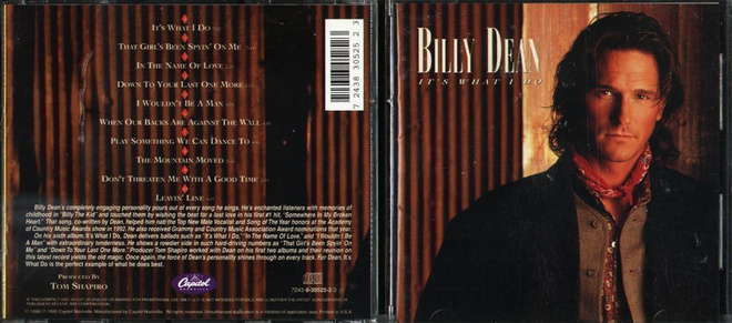 BILLY DEAN . CD-LEVY . IT´S WHAT I DO