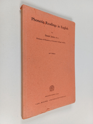 Daniel Jones : Phonetic readings in English