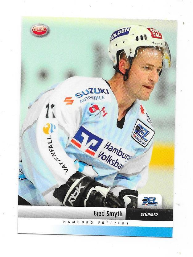 2007-08  DEL  #152 Brad Smyth , Hamburg Freezers , ex Kärpät
