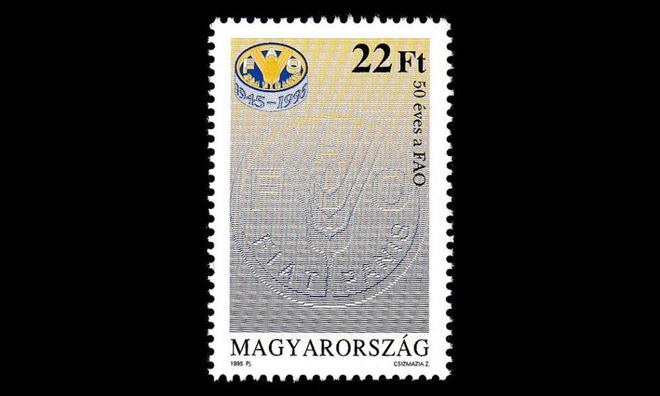 Unkari 4340 ** FAO 50v (1995)