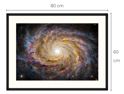 Uusi Galaxi art print taulu 60 cm x 80 cm